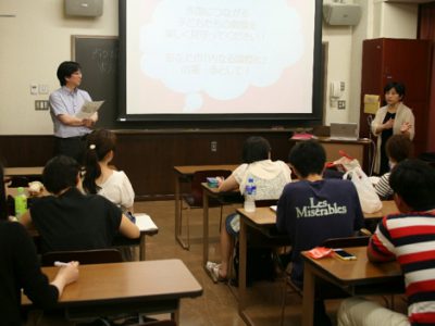 学習支援アシスタントボランティア募集の説明会を白金キャンパスで開催しました